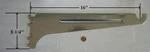Kason #5630-1-16" 1-1/16" Hangrod Support Bracket, Steel, Bright Zinc-plated. Fixed Price $11.95.