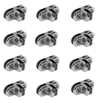 50 Pc Chrome Way Glass 3/16'' Use Cubic Cubbie Connector Clip Tempered. Fixed Price $99.99.