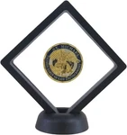 Challenge Coins Display Stand, Medallion Jewelry Specimen Holder, Black. Fixed Price $12.05.