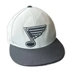 St. Louis Blues Grey Mitchell & Ness Fitted Hat Cap Logo Size 7 56CM. Fixed Price $18.05.