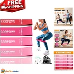 Exercise Bands Set For Enhanced Muscle Strength - 5 Adjustable Resistance Levels. Fixed Price $22.39.