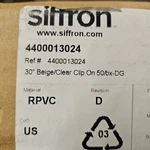 Siffron 30 Inch Beige Clip Price Channel Holder 50 Pack Rpvc Retail. Fixed Price $42.79.