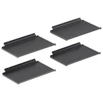 4 Pack 17X10 Inch Large Shelves, Metal Accessories.... Fixed Price $65.23.