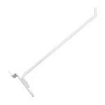 24PC Slatwall Hook Grid Metal Gloss White Shelving Assortment Garage Storage 12". Fixed Price $38.50.