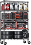 Mzg 5 Tier Wire Shelves Metal Shelving Unit Storage Shelf Rack. Fixed Price $131.42.