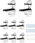 Adjustable Glass Shelf Bracket, 8 Pack Wall Mounted Metal Support. Fixed Price $23.29.
