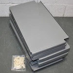(12) Hallowell Vertical Shelf Dividers 5240-1809-12HG, 18" X 9", 20 Ga Steel. Fixed Price $69.95.