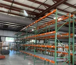 Pallet Racking 42" X 144" Upright Frames, 96" Beams, 46" Wire Decking. Fixed Price $10850.00.