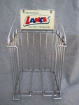 Vintage Lance Salted Peanuts Heavy Wire Store Display Rack Stand. Fixed Price $73.00.