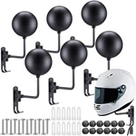 Shimeyao 6 Pack Motorcycle Helmet Rack Wall Mount One Size, Black. Fixed Price $79.30.