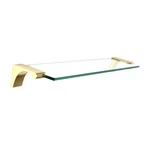 Alno A6850-18-PB/NL Luna 18" Glass Shelf W/brackets Unlacquered Brass. Fixed Price $159.96.