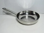 Vintage Betty Crocker Stainless Steel Skillet 8 Inch Pan Metal Handle 1990 Metro. Fixed Price $21.95.