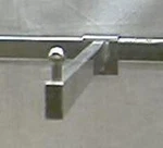 Store Display Fixtures 6 Faceout Bars For Square Tubing 12" Long. Fixed Price $14.50.