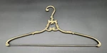 Solid Ornate Brass Clothes Hanger Bridal Victorian Hollywood Regency Display. Fixed Price $44.95.