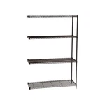 Safco 48"X18" Industrial Add-on Unit Black. Fixed Price $273.99.