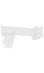 Sswbasics Boutique White Pipe 3 Inch L-shaped Hangrail Bracket. Fixed Price $25.56.