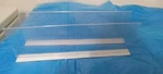 (50) 13.5" X 4.5 Plastic Gondola Shelf Retail Dividers Magnetic Base New Case. Fixed Price $45.00.
