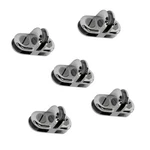 5 Pcs Chrome Metal Way Cubic Cubbie Connector 3/16" Tempered Glass Cube. Fixed Price $19.50.
