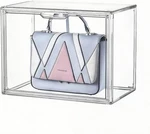 Large Clear Acrylic Display Box With Front Door Spacious Organizer Case. Fixed Price $28.05.