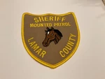 Mounted Unit Lamar County Sheriff State Texas Tx Horse Patch. Fixed Price $7.99.