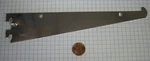 Three Pieces Econoco #GA8 Shelf Bracket, 8", Steel, Polished Nickel Finish. Fixed Price $14.95.