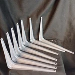 Stanley Shelf Brackets 8 X 10" Gray Utility T797 Bg Euc. Fixed Price $18.99.