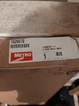 Two Tier Wall Mount Metro Erecta 48" X 18". Fixed Price $210.00.