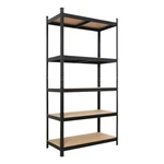 Storage Rack 27"W X 59"H 12"D 5-TIER Shelf Steel Freestanding Garage Shelving. Fixed Price $34.99.