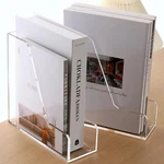 Acrylic Magazine Rack File Holder Desk Organizers And Storage 2-PACK 2PC-B5. Fixed Price $47.45.