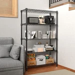5-TIER Wire Kitchen Pantry Shelf Rack Steel Shelves Metal Shelving Storage Units. Fixed Price $49.99.