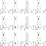 Boao 12 Pack Plastic Easel Display Card Plate Stands Photo Holder Pictu.... Fixed Price $18.99.