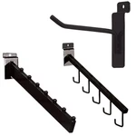 Sswbasics Slatwall Variety Pack (5 Four" Hooks, 4 Waterfall Hooks). Fixed Price $34.71.