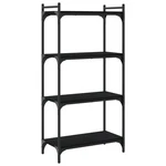 Bookcase Storage Bookshelf Display Cabinet Black Engineered Wood Vidaxl. Fixed Price $68.99.