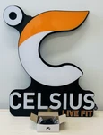 Celsius Energy Drink Live Fit Led Display Wall Light. Fixed Price $99.00.