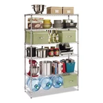 Alera Nsf Certified 6-SHELF Wire Shelving Kit, 48W X 18D 72H, Silver. Fixed Price $185.83.