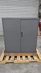 Tennsco Deluxe Steel Storage Cabinet 3-SHELF 36 24 42 Scratch Dent. Fixed Price $211.47.