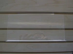 Store Display Fixtures 3 Angled Acrylic Slatwall Shelves 8" Long 4". Fixed Price $8.50.