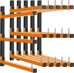 Heavy Duty 9-LEVEL Lumber Rack 1080 Lbs Garage Wall Shelving System. Fixed Price $89.99.