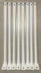 (8 Pack) Rubbermaid 3R04 12" White Support Braces Brackets. Fixed Price $14.95.