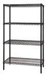 Quantum Storage Systems WR74-1824BK Wire Shelf Starter Kit Black 74IN. Fixed Price $352.28.