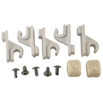Organized Living Schulte 1464666511 Adjustable Pole Clips And Caps. Fixed Price $9.99.