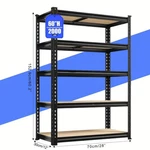 5-TIER Heavy Duty Adjustable Metal Shelving Garage Storage Utility Rack Shelves. Fixed Price $33.89.