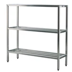 New Age 1044 Three-tier 72" H.d. Shelving Unit With 20" Depth 1500 Lb Capacity. Fixed Price $956.69.
