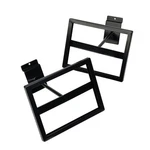 Sswbasics Rectangular Black Faceout Sign Holder For Slatwall - Holds 7"W X 5. Fixed Price $29.70.