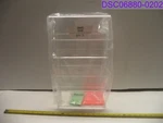 Qty = 3: Omnimed Acrylic Top Open Glove Box Holder Triple P/n 305328. Fixed Price $273.60.