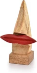 Nirman Wooden Nose Shaped Eyeglass Spectacle Holder Display Stand Home Brown. Fixed Price $10.63.