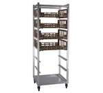 New Age 1316 32.5" X 26" Mobile Welded Aluminum Produce Crisper Rack. Fixed Price $705.00.