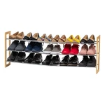 Iris Usa 3-TIER Shoe Rack, Up To 15 Pairs, 25" 46"L Extendable Shelf, .... Fixed Price $30.57.
