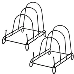 Artliving 3-TIER Plate Holder Display Stands Metal Scrollwork Dish Rack C.... Fixed Price $27.64.