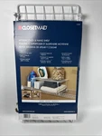 Closetmaid Stack & Hang 21.5X10.75X7.88'' Stainless Steel Wire Shelf Unit, White. Fixed Price $18.99.